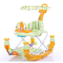 Baby-Wanderer mit Bremse Musik und Licht kann in Schaukelstuhl umwandeln PP-Baby Walker neue Modell Baby Walker